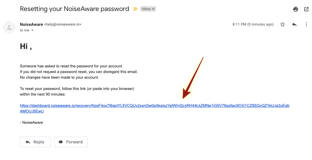 forgot password for pop email